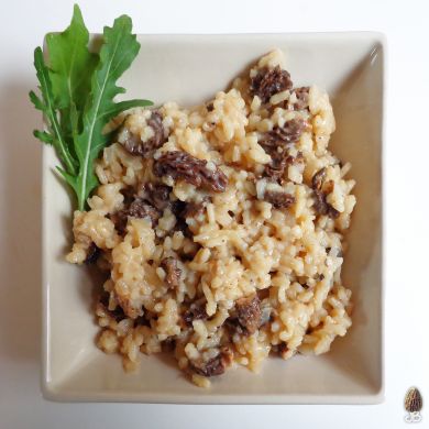 JB Morilles risotto morels